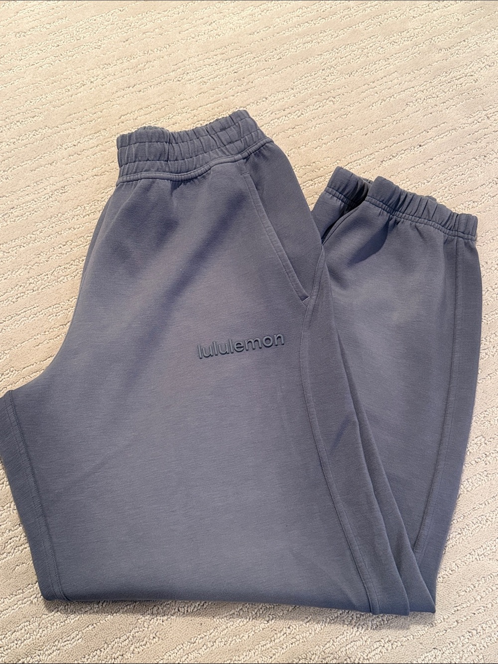 Lululemon Charcoal Dye-Gray Jogger Sweatpants